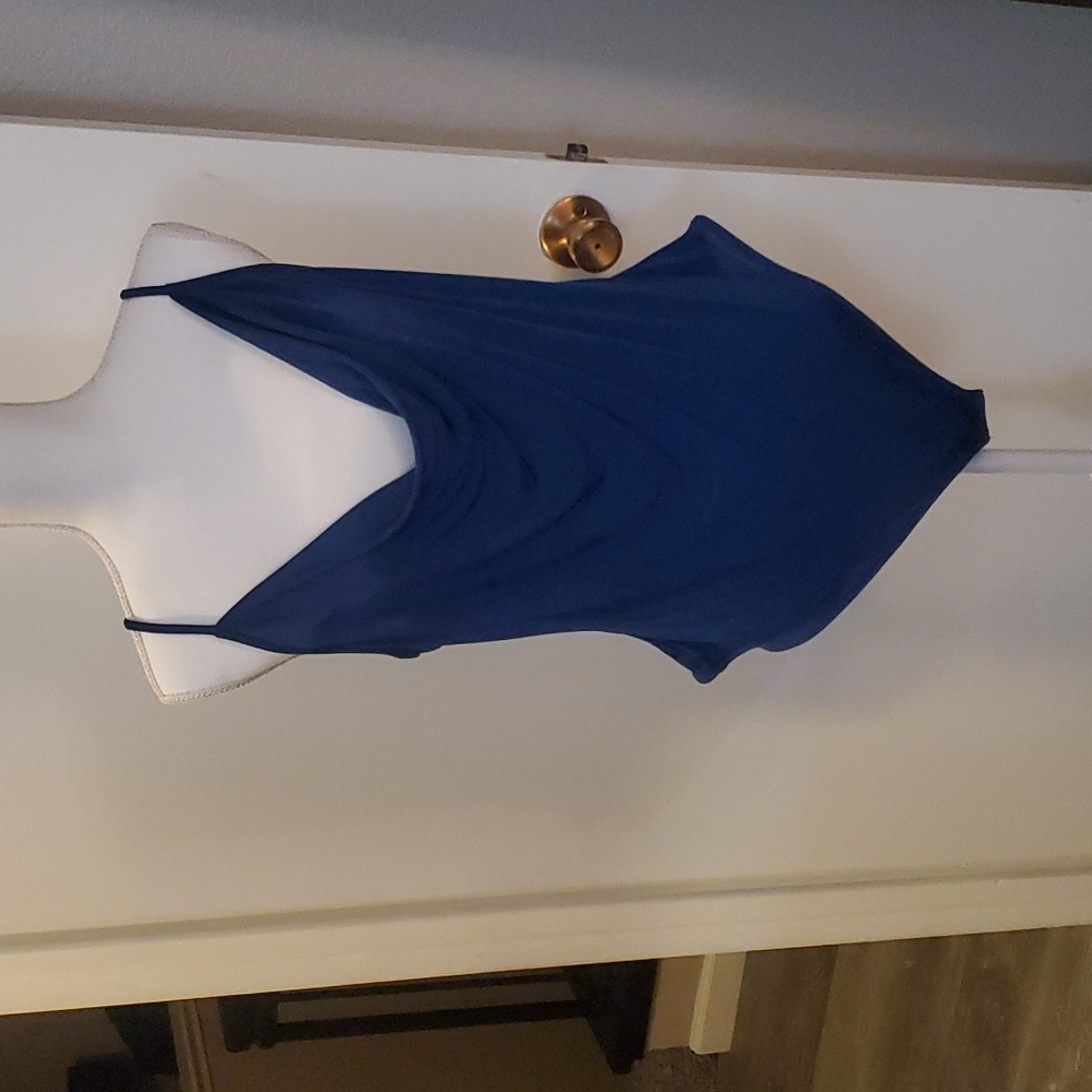 Teal turquoise camisole body suit new